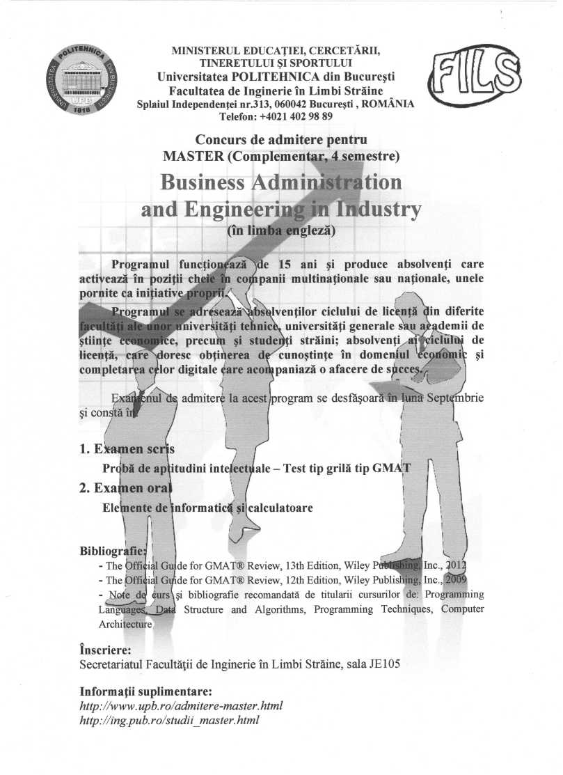 Master of BA and Engineering